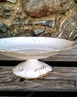 Antica alzata Limoges porcellana Jean Pouyat