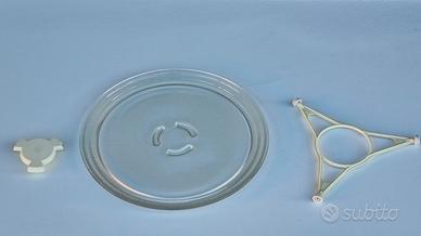 Piatto 28 Cm + Trascinatore+Perno x Microonde