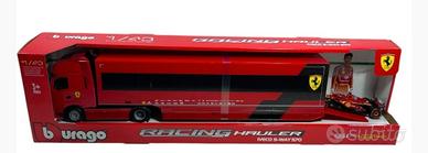 Camion Burago 1/43 Iveco S-Way 570 + Ferrari SF-2