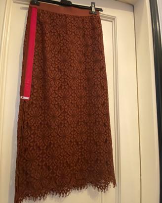 Gonna TWIN-SET  in pizzo macramè