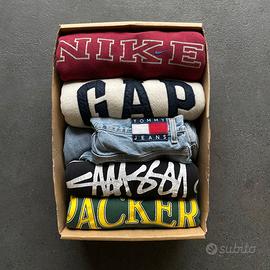 Box Lotto Abbligiamento Vintage Firmato Lusso 1Kg