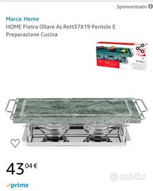HOME Pietra Ollare As Rett37X19 Pentole E Preparaz