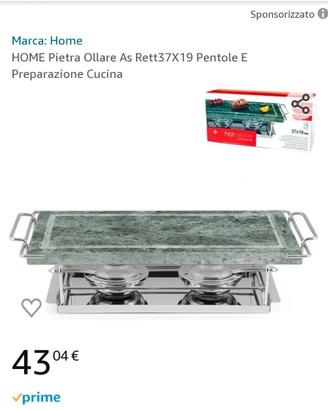 HOME Pietra Ollare As Rett37X19 Pentole E Preparaz