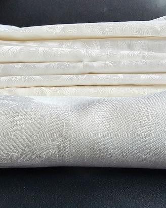 Tovaglia damascata  100% cotone 220x135 cm Vintage