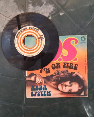 Abba System S.O.S./I'm on Fire 45 raro Durium