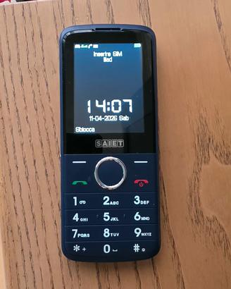Saiet Handy Telefono per Anziani Blu