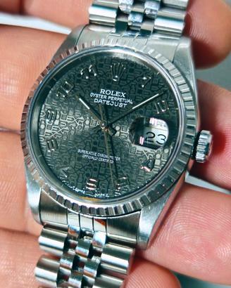 Rolex DJ 36 16220 zigrinata  jubilee 1993 full ITA