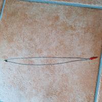 collana acciaio inossidabile con corno 