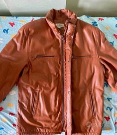 Giubbotto bomber di pelle Torras vintage taglia 52