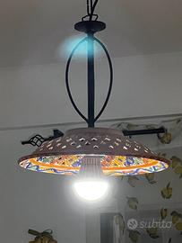 Lampadario in ceramica