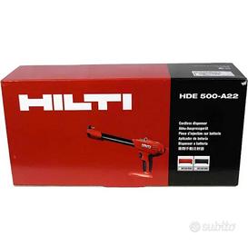 SPARA RESINA HILTI HDE 500-A22+batteria+carica