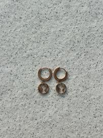 Orecchini brosway oro rosa chakra globo