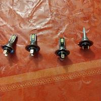 4 lampadine a led H7 per fari auto 