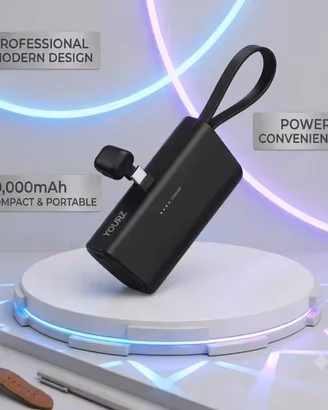 Power Bank 5000mAh USB-C Batteria Esterna Nuova