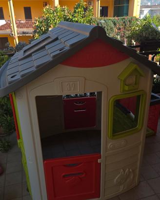 casetta smoby con cucina e accessori