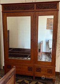 Camera letto antiquariato primi Novecento