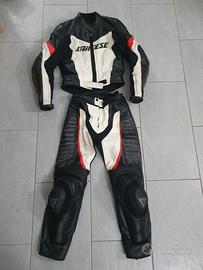 tuta in pelle divisibile dainese donna