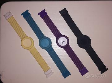 Orologio hip hop con 4 cambi cinturino