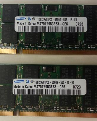 Ram Samsung 1 GB DDR2
