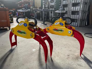 Pinza per legna mt.1.0 + rotore TR10