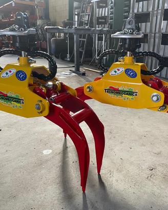 Pinza per legna mt.1.0 + rotore TR10