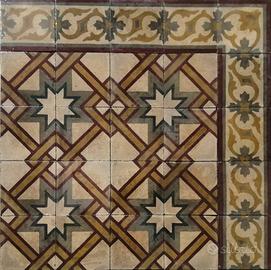 Cementine antiche, tappeto di mq 12,25