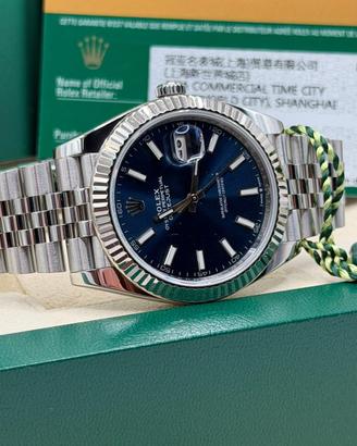 ROLEX DATEJUST 41MM REF.126334 FULL SET 2017