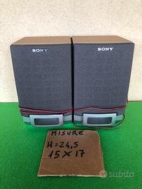 2  casse altoparlanti Sony