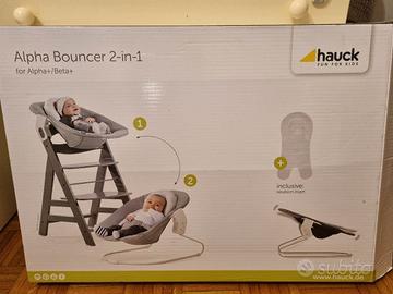 Sdraietta Hauck alfa bouncer 2 in 1 