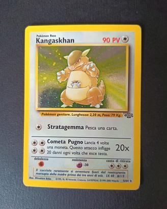 Kangaskhan Rara Holo jungle ita 1999 WOTC