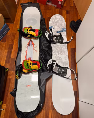 Snowboard Capita Doa e Burton piu accessori
