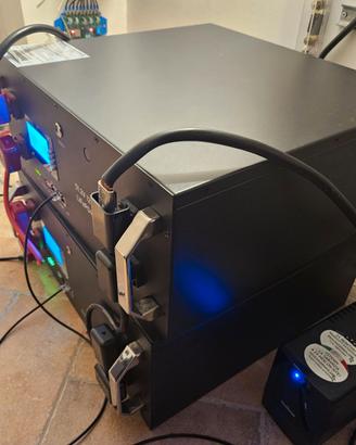 2x batterie LiFePO4 fotovoltaico 51.2V 16S 12.3kWh