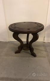 Tavolino da salotto rustico rovere piano lavorato