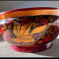 arte popolare - Ciotola di Legno russa -