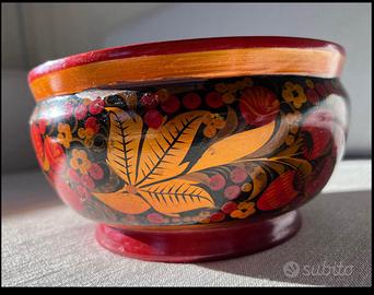 arte popolare - Ciotola di Legno russa -