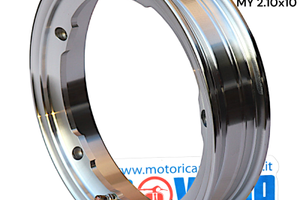 Cerchion SIP Tubeless MY 2.10x10 Cromato Lucido V