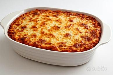 Pirofila Rettangolare in Ceramica Bianca