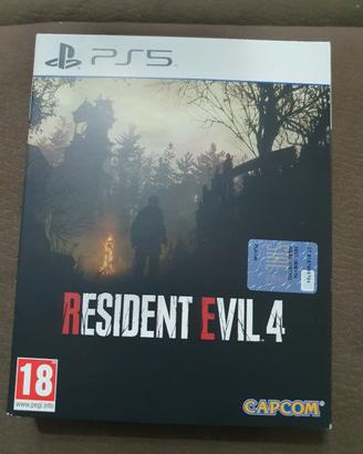 resident evil 4 ps5 steelbook 