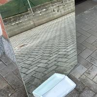 SPECCHIO BAGNO SEMPLICE CON LUCE DA 80 CM X 95 CM