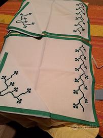 Tovagliette americane con tovaglioli