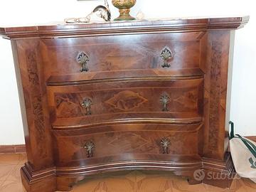 como'/ console legno massiccio  lucido 