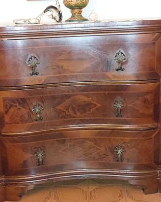 como'/ console legno massiccio  lucido 