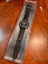 Swatch Chrono SCB106 WallStreet Custodia Nuovo NOS