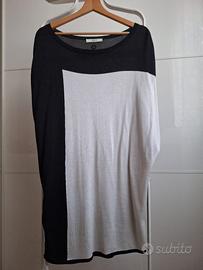 Maglia lunga Guess by Marciano bianca e nera TU