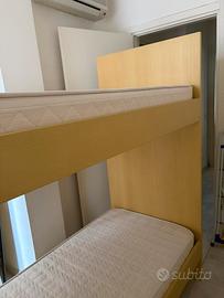 Letto a castello + materassi