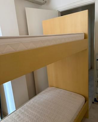 Letto a castello + materassi