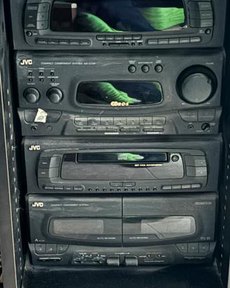 Impianto stereo compatto JVC mx g70R vedi info.