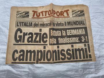 TUTTOSPORT  1982 VITTORIA MONDIALI CALCIO 1982