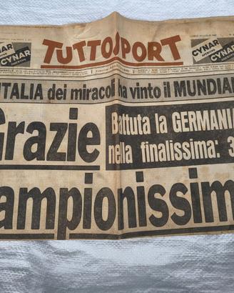 TUTTOSPORT  1982 VITTORIA MONDIALI CALCIO 1982