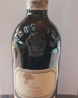 bottiglia vino Barolo del 1997